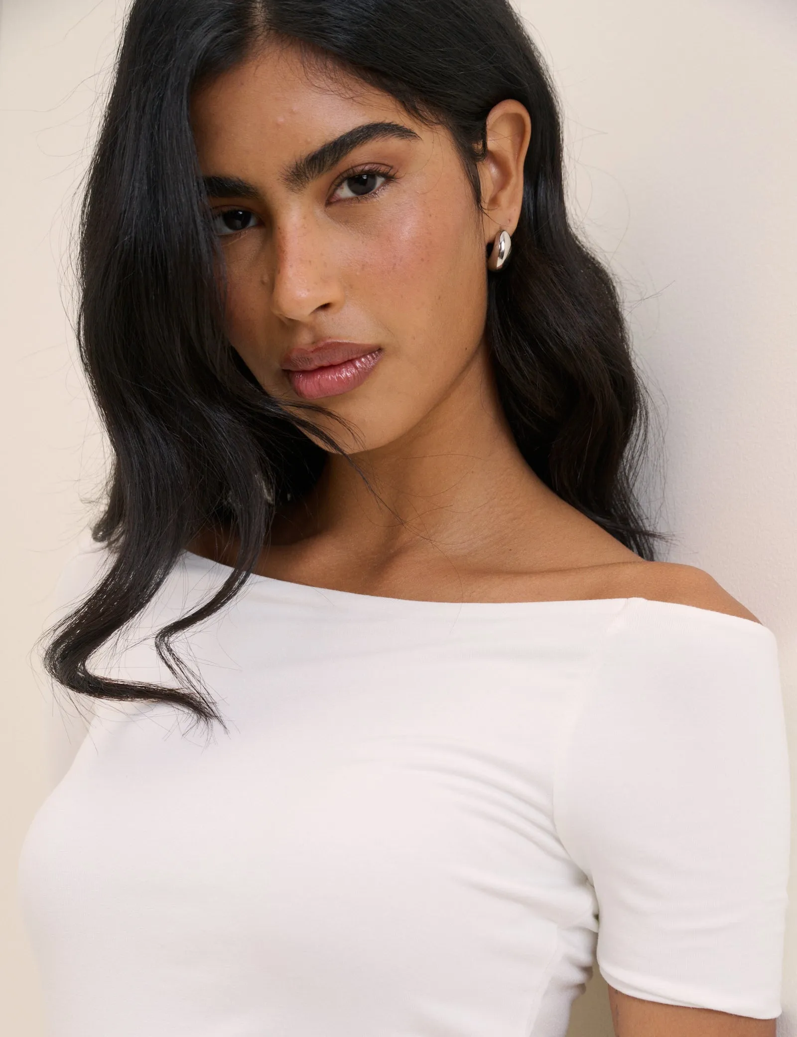 White Bardot Short Sleeve Top sold by Nobody's Child product image thumbnail 3