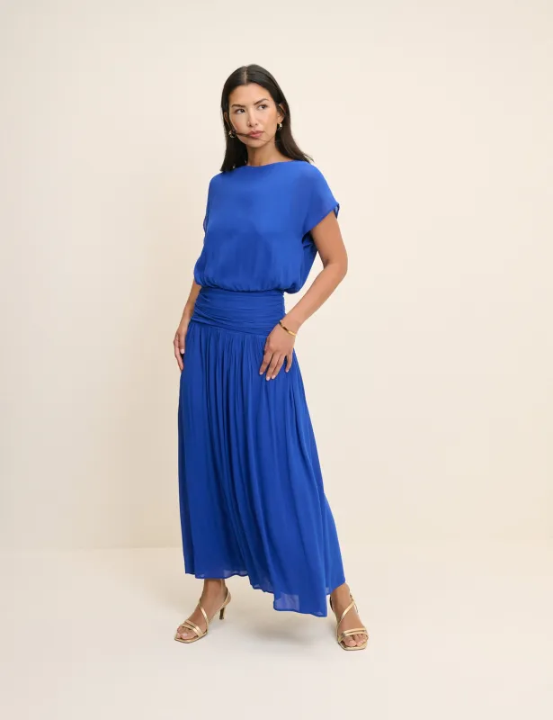 Cobalt Blue Pamela Maxi Dress made by Nobody's Child
