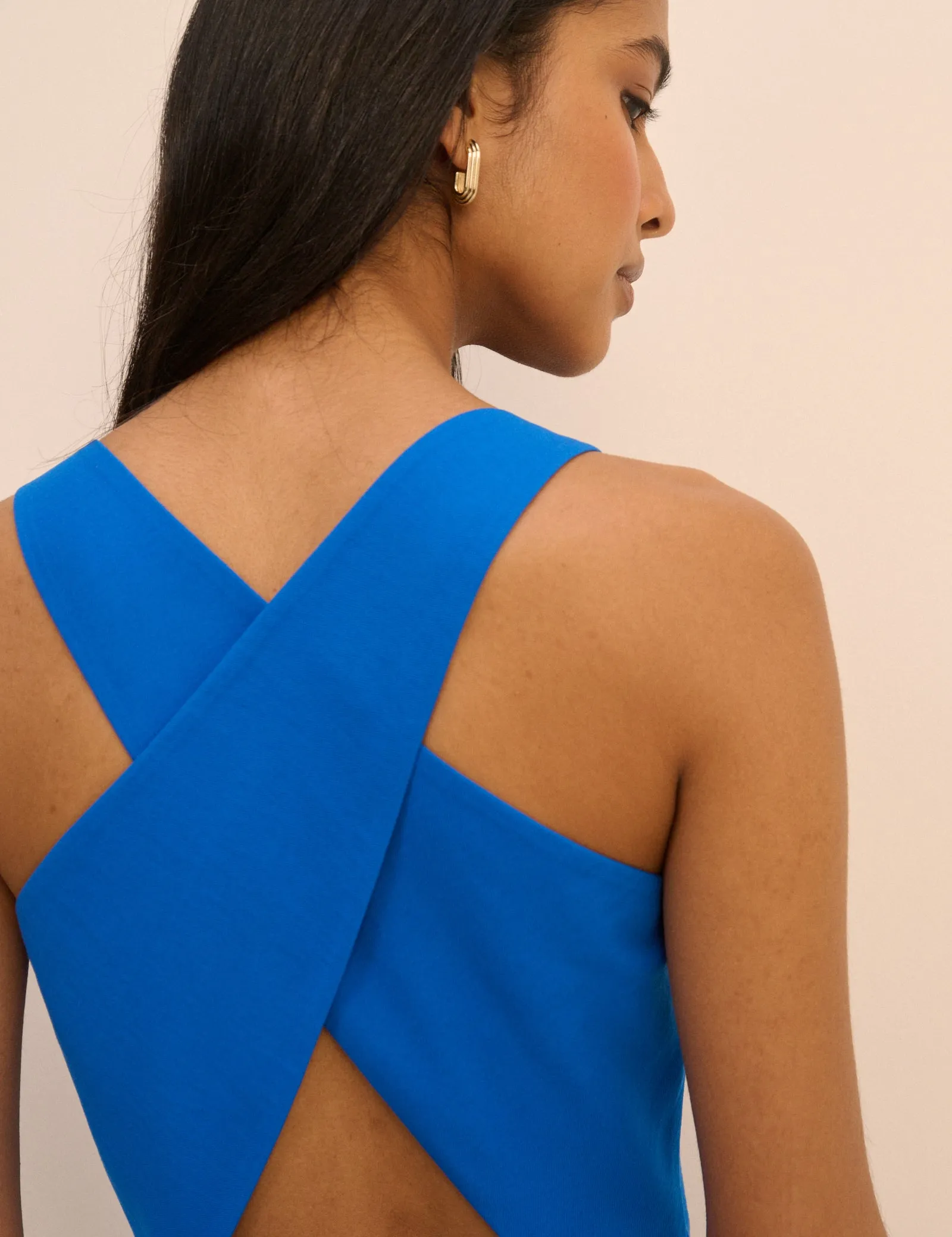 Cobalt Blue Reign Midi Dress sold by Nobody's Child product image thumbnail 3