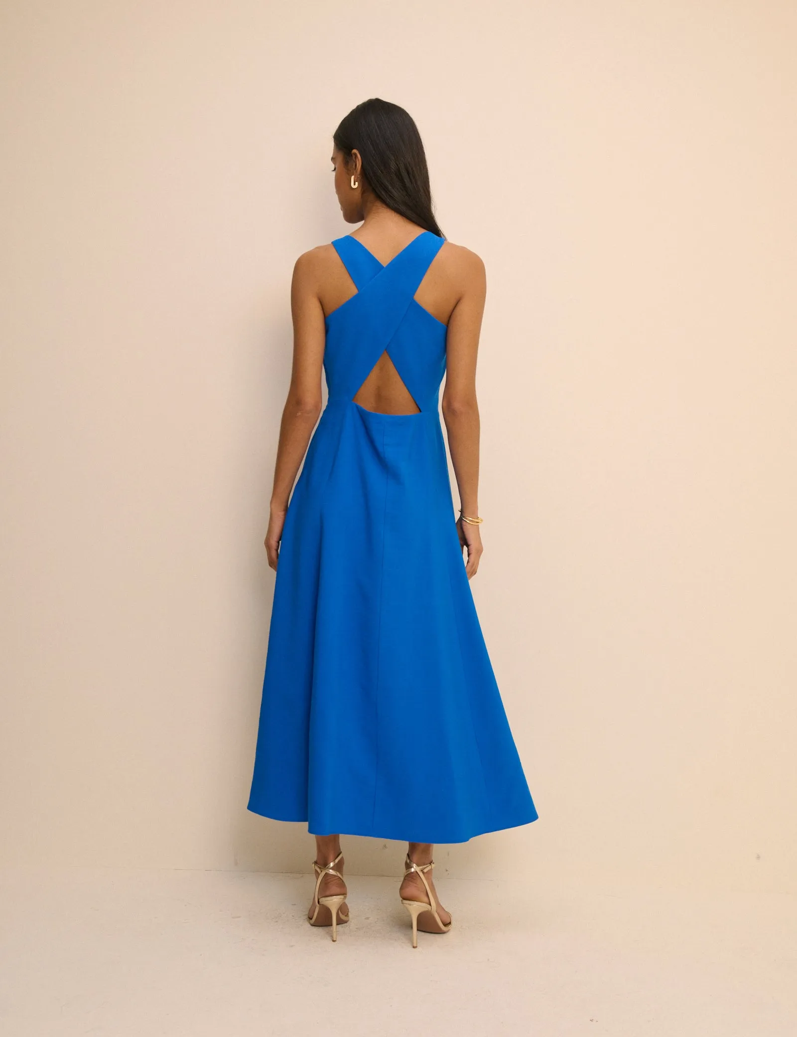 Cobalt Blue Reign Midi Dress sold by Nobody's Child product image thumbnail 2