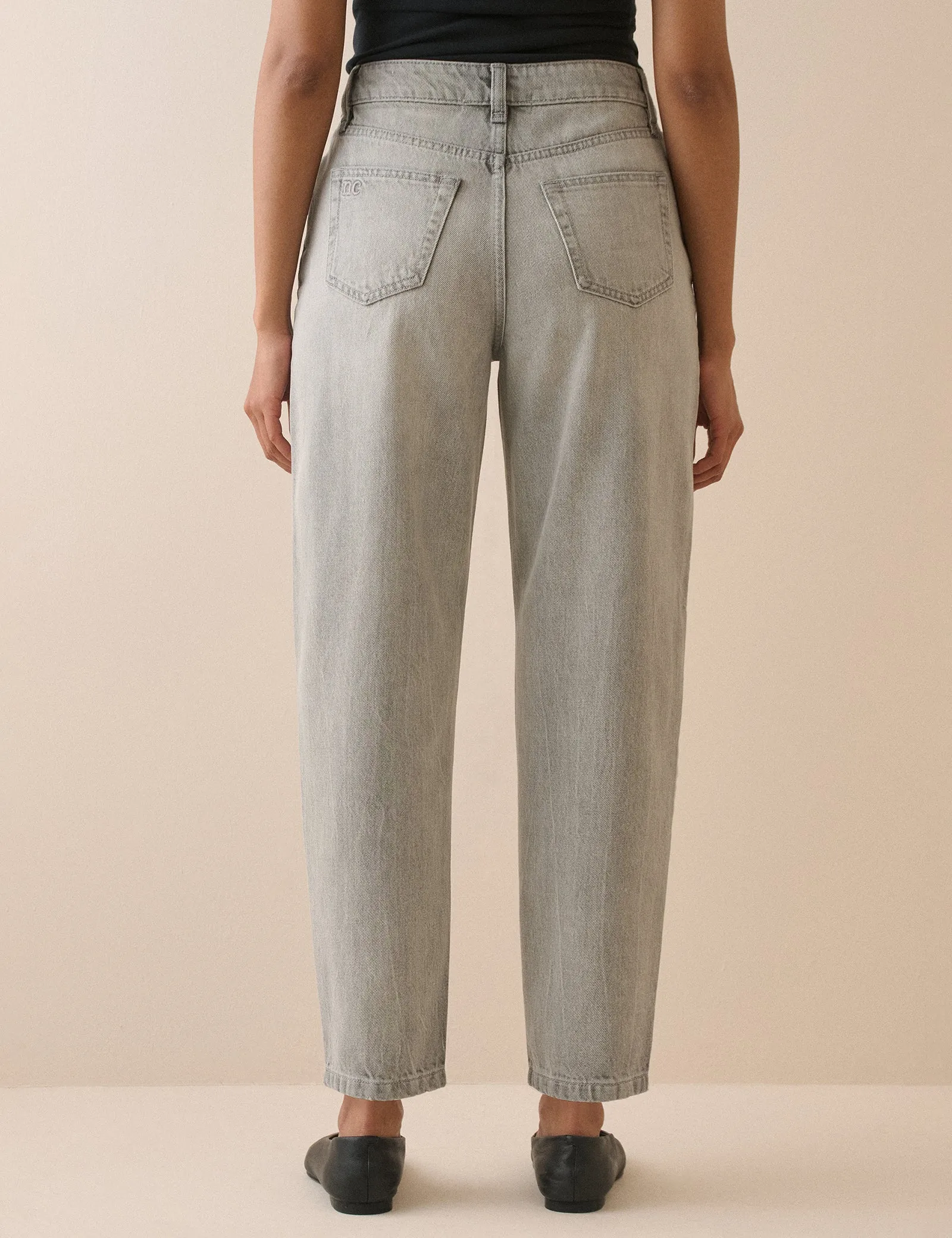 Grey Putney Barrel Leg Jeans sold by Nobody's Child product image thumbnail 4