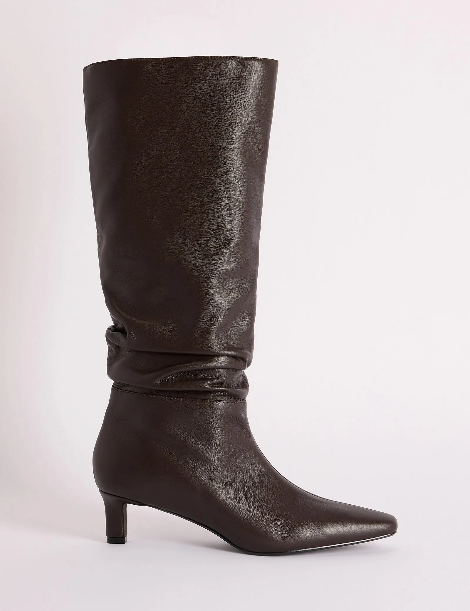 Brown Slouched Knee High Boots sold by Nobody's Child product image thumbnail 5