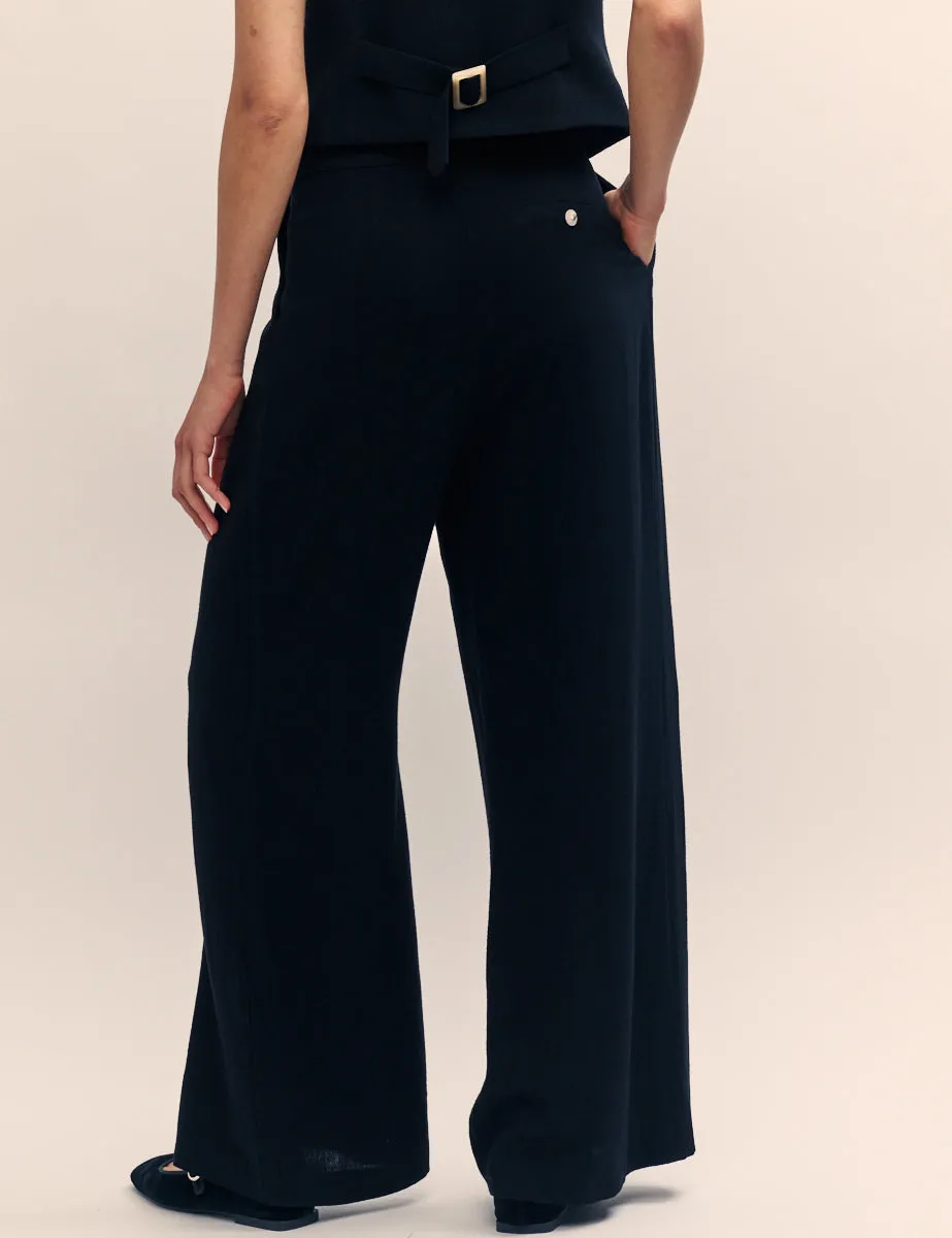 Black Relaxed Tailored Trousers sold by Nobody's Child product image thumbnail 4