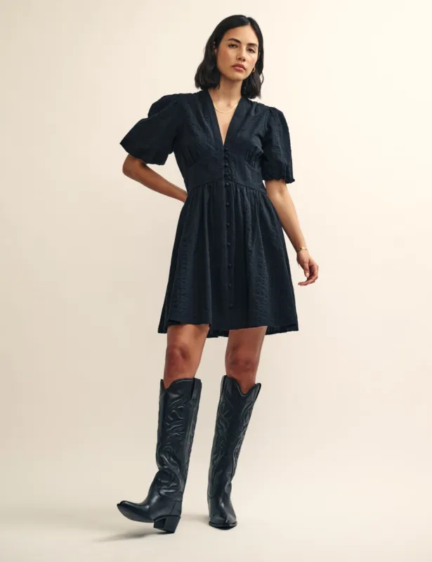 Black Starlight Mini Dress sold by Nobody's Child