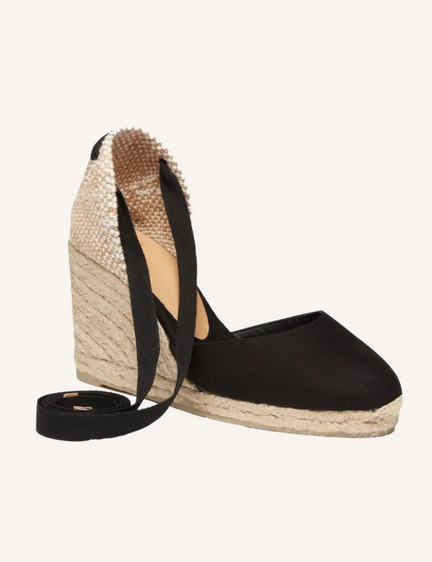 Black Castaner Carina Espadrilles sold by Nobody's Child