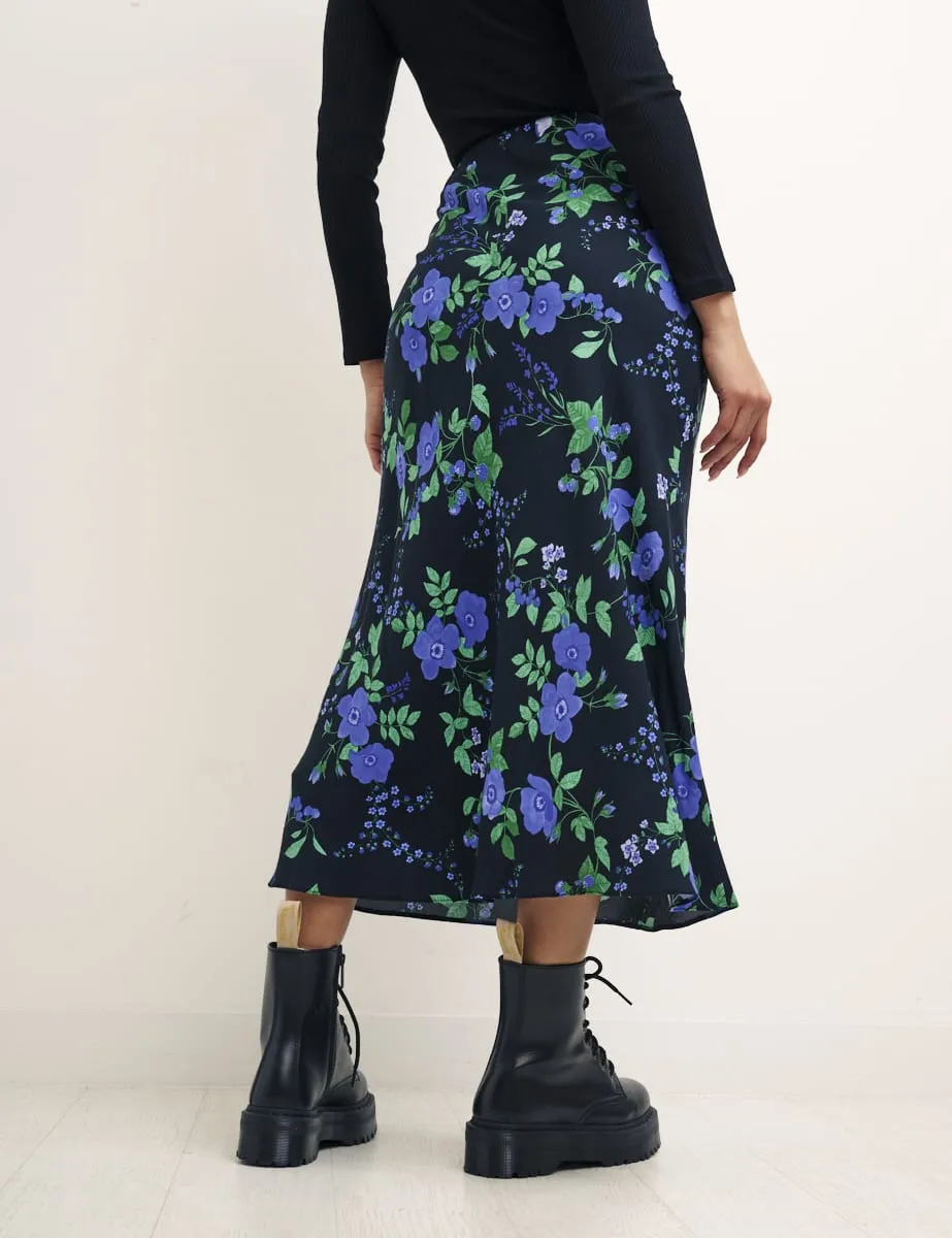 Big Floral Mila Midi Skirt sold by Nobody's Child product image thumbnail 4