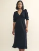 Petite Black Delilah Midi Tea Dress sold by Nobody's Child