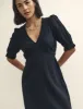 Petite Black Delilah Midi Tea Dress sold by Nobody's Child