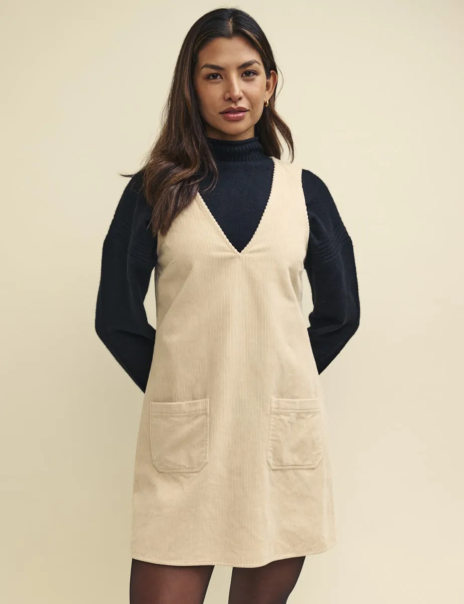 Stone Piper Cord Mini Dress sold by Nobody's Child product image thumbnail 2