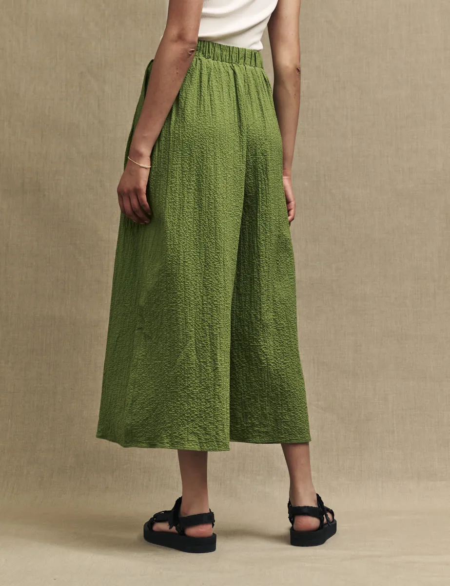 Olive Green Zeena Trousers sold by Nobody's Child product image thumbnail 3