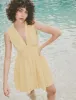 Yellow Gingham Sleeveless Starlight Mini Dress sold by Nobody's Child
