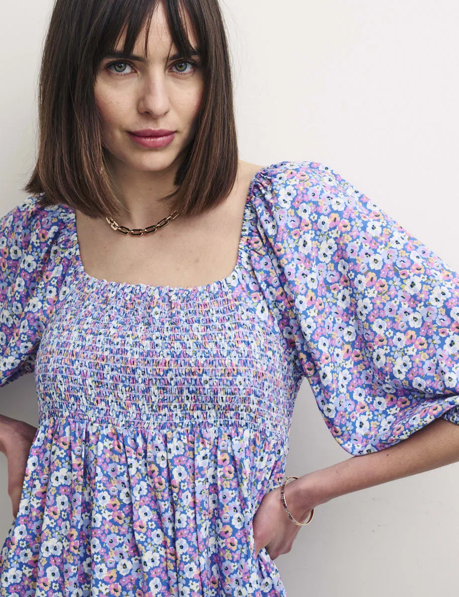 Ditsy Blue Kylie Mini Dress sold by Nobody's Child product image thumbnail 2