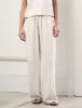 Petite Cream Linen-blend Drawstring Trousers sold by Nobody's Child