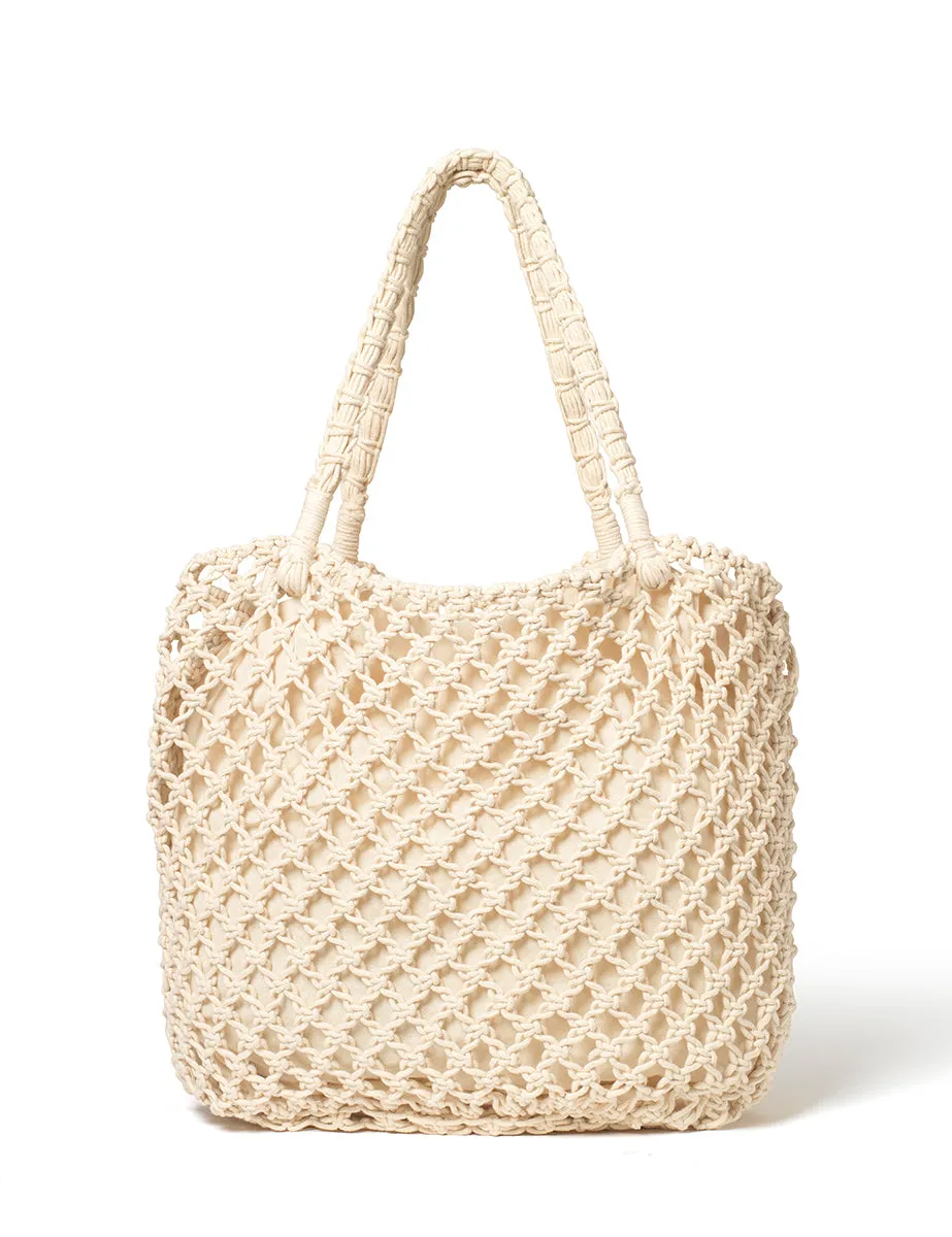Stone Crochet Tote Bag sold by Nobody's Child product image thumbnail 3