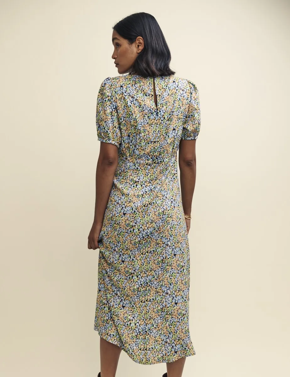 Wildflower Print Clover Midi Dress sold by Nobody's Child product image thumbnail 4