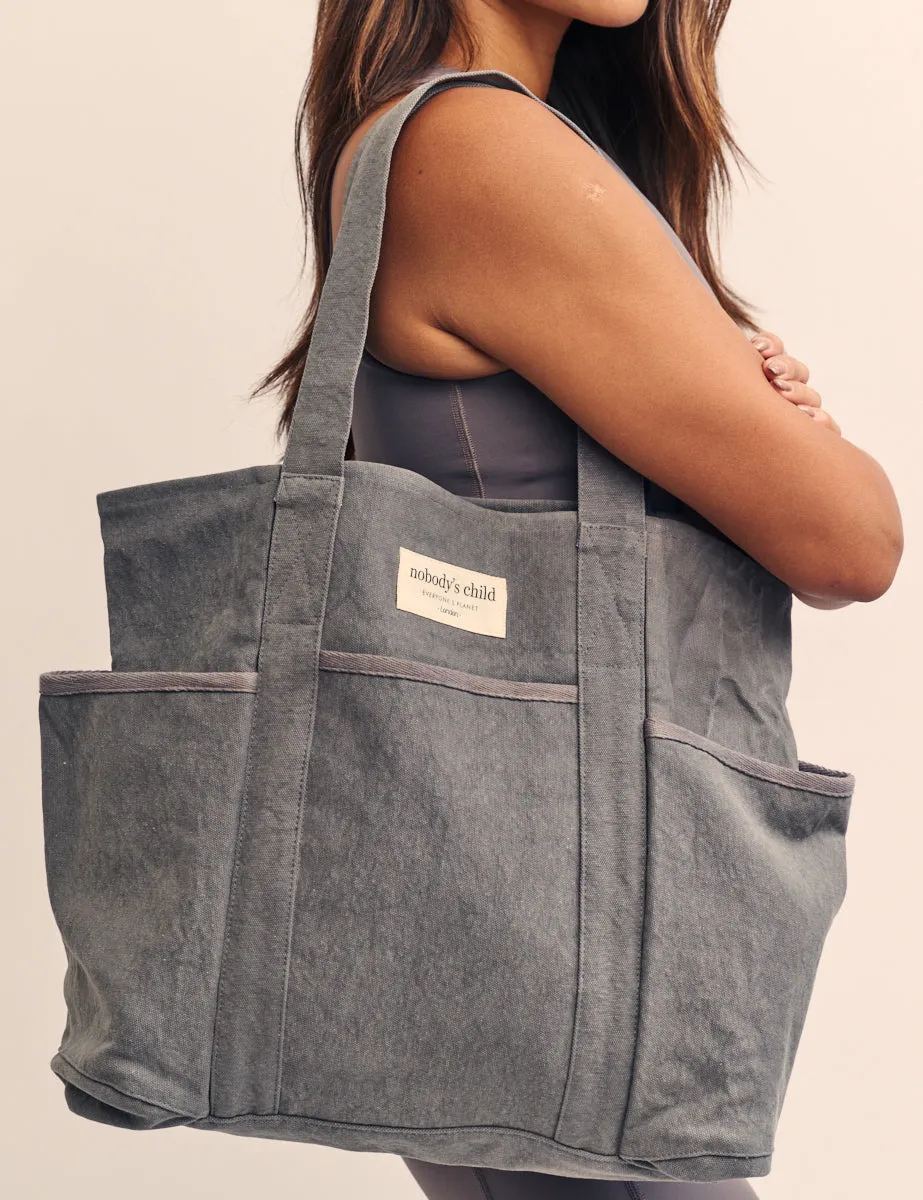 バッグ YOUNG&OLSEN STEAMERS CANVAS POCKET TOTE YOUNG&OLSEN STEAMERS CANVAS POCKET TOTE