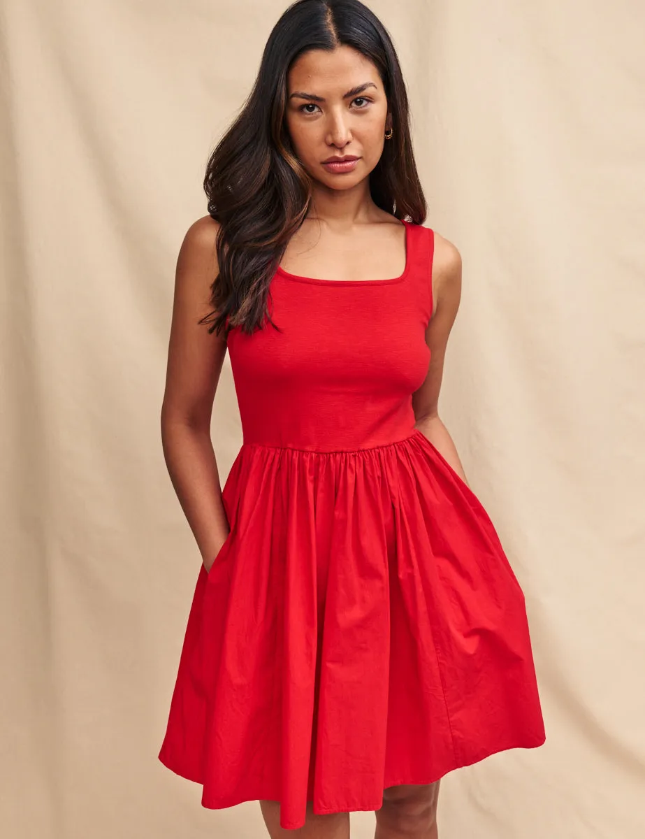 Red Colorado Mini Dress sold by Nobody's Child product image thumbnail 4