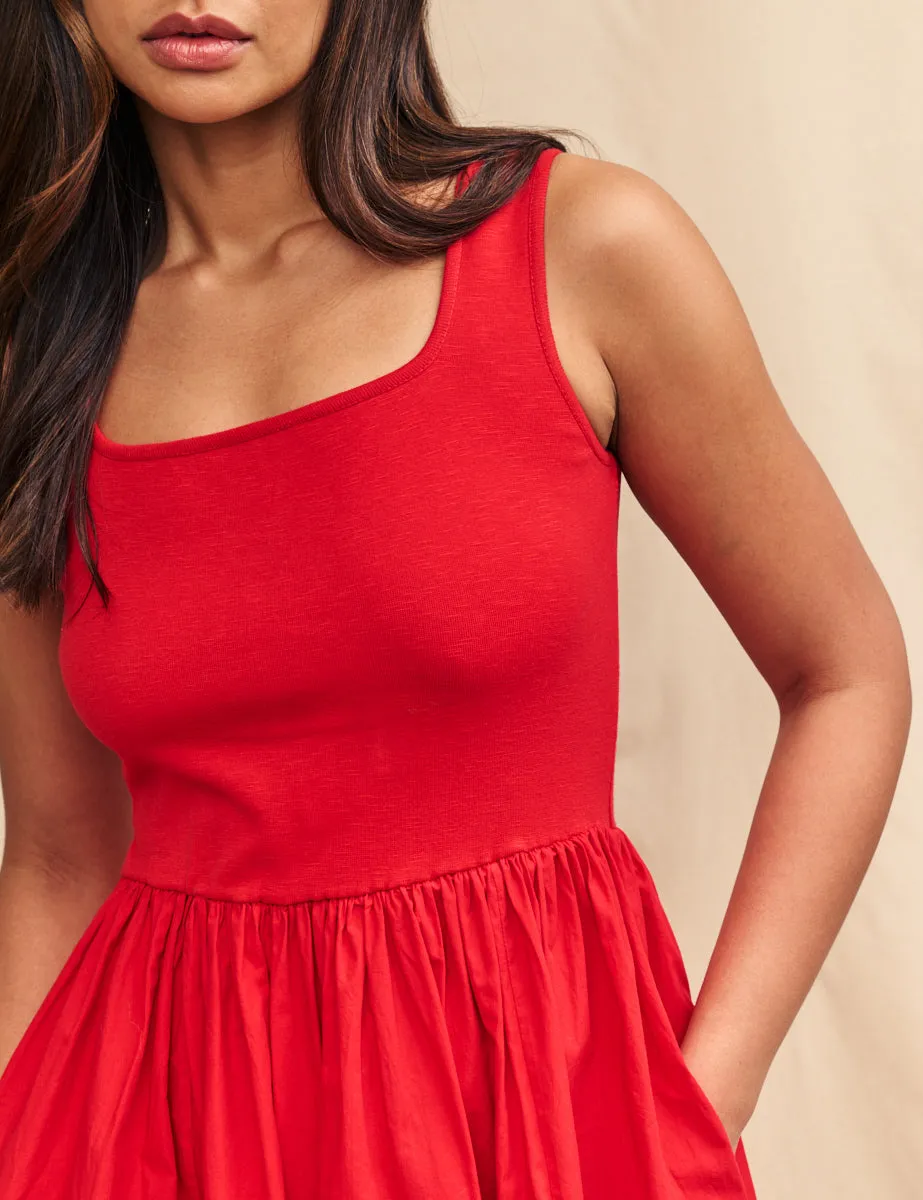 Red Colorado Mini Dress sold by Nobody's Child product image thumbnail 3