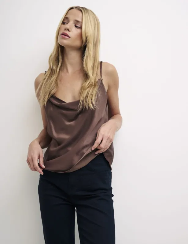 Sophia Satin Cami Top sold by Nobody's Child