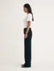 Black High Rise Wide Leg Jeans sold by Nobody's Child