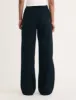 Black High Rise Wide Leg Jeans sold by Nobody's Child