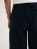 Black High Rise Wide Leg Jeans sold by Nobody's Child