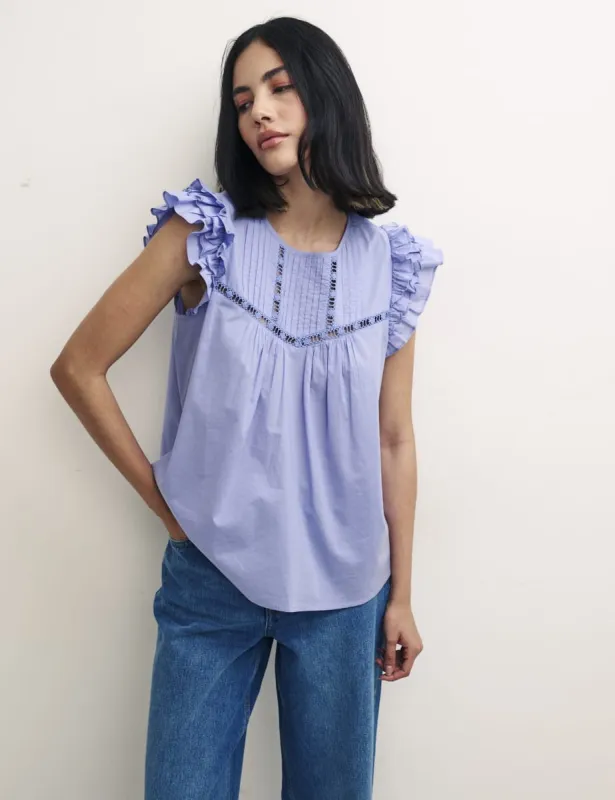 Blue Rene Top sold by Nobody's Child