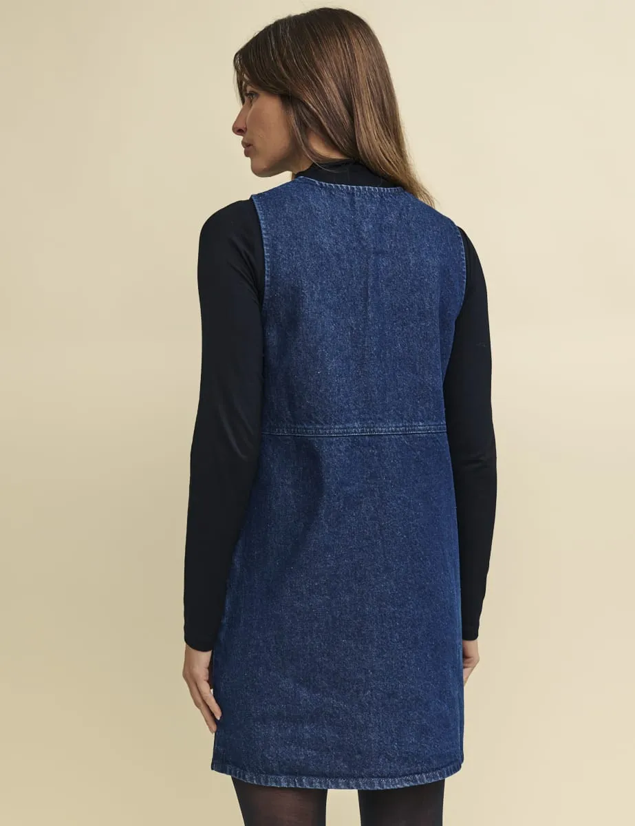 Dark Denim Homerton Mini Dress sold by Nobody's Child product image thumbnail 4