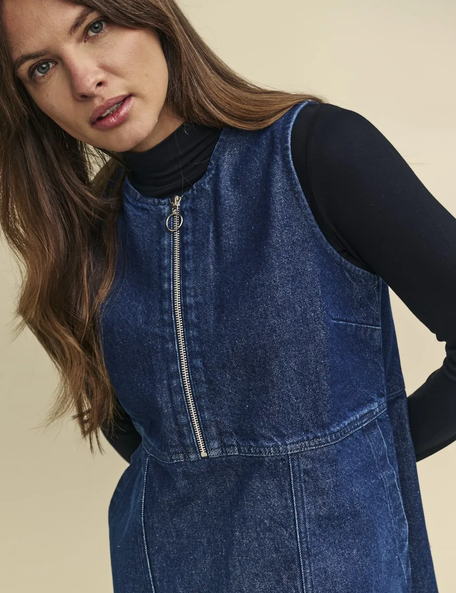 Dark Denim Homerton Mini Dress sold by Nobody's Child product image thumbnail 3
