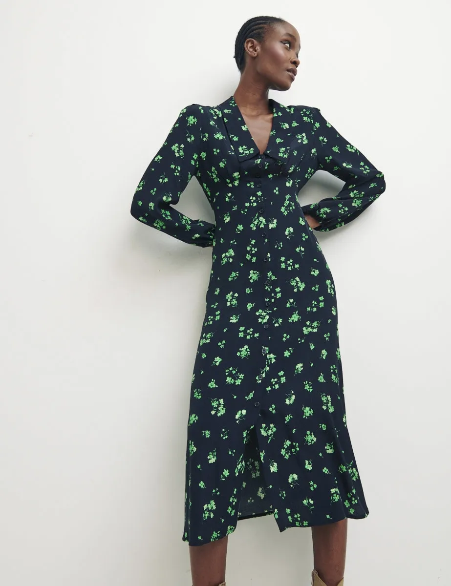 Long Sleeve Daisy Midi Dress sold by Nobody's Child product image thumbnail 3