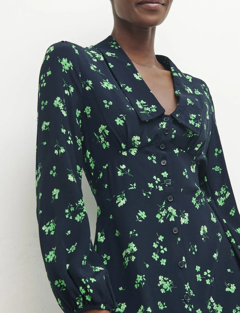 Long Sleeve Daisy Midi Dress sold by Nobody's Child product image thumbnail 4