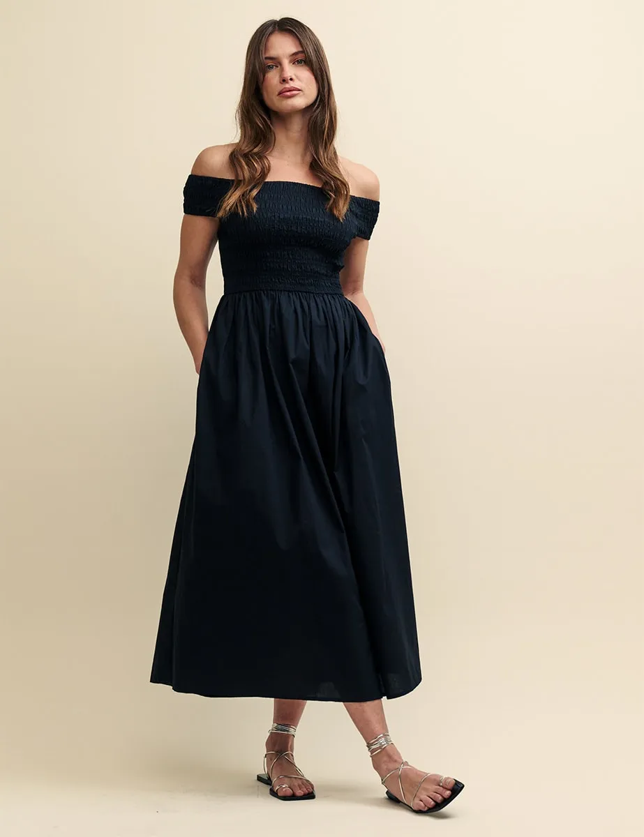 Black Bardot Amanda Midi Dress sold by Nobody's Child product image thumbnail 4
