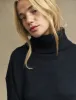 Black Roll Neck Knitted Jumper sold by Nobody's Child
