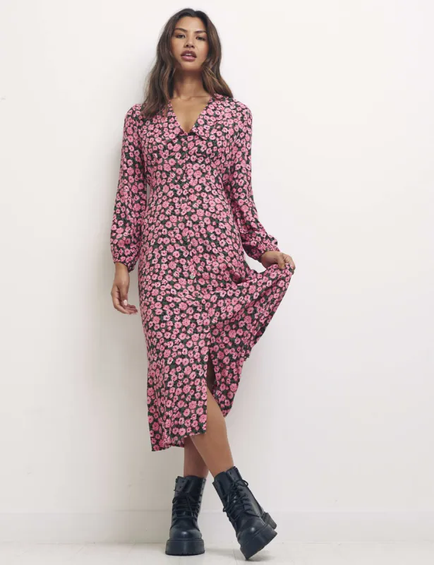 Long Sleeve Daisy Midi Dress sold by Nobody's Child