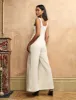Cream Wide Leg Mika Jumpsuit sold by Nobody's Child