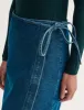 Denim Wrap Mini Skirt sold by Nobody's Child