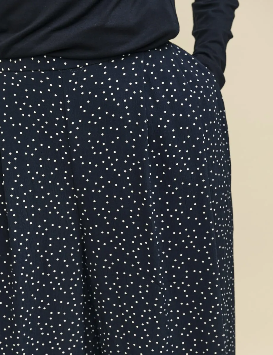 Black Spot Print Zeena Full Length Trouser sold by Nobody's Child product image thumbnail 2