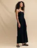 Black Broderie Anglaise Tricia Jumpsuit sold by Nobody's Child