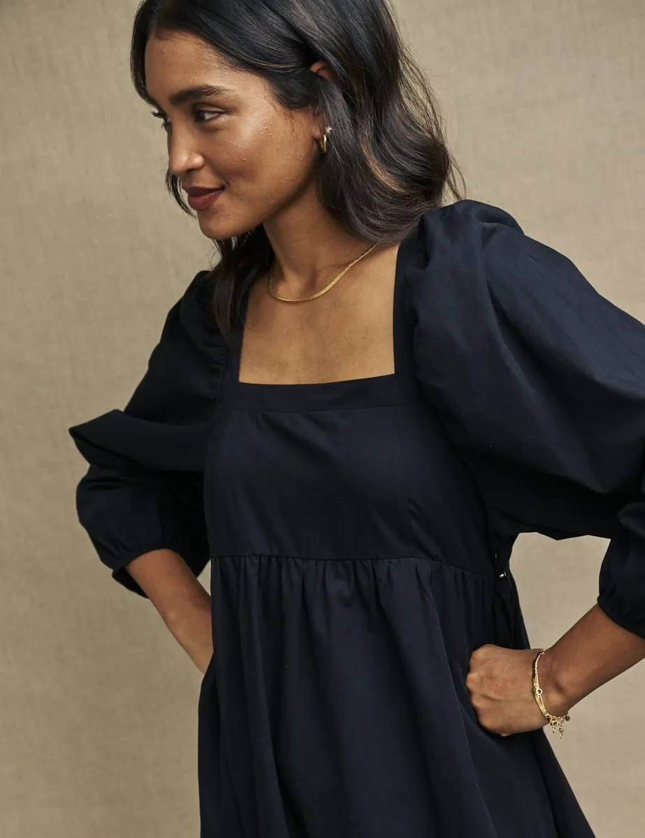 Petite Black Long Sleeve Ayla Midi Dress sold by Nobody's Child product image thumbnail 2