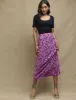 Purple Floral Mila Midi Skirt sold by Nobody's Child