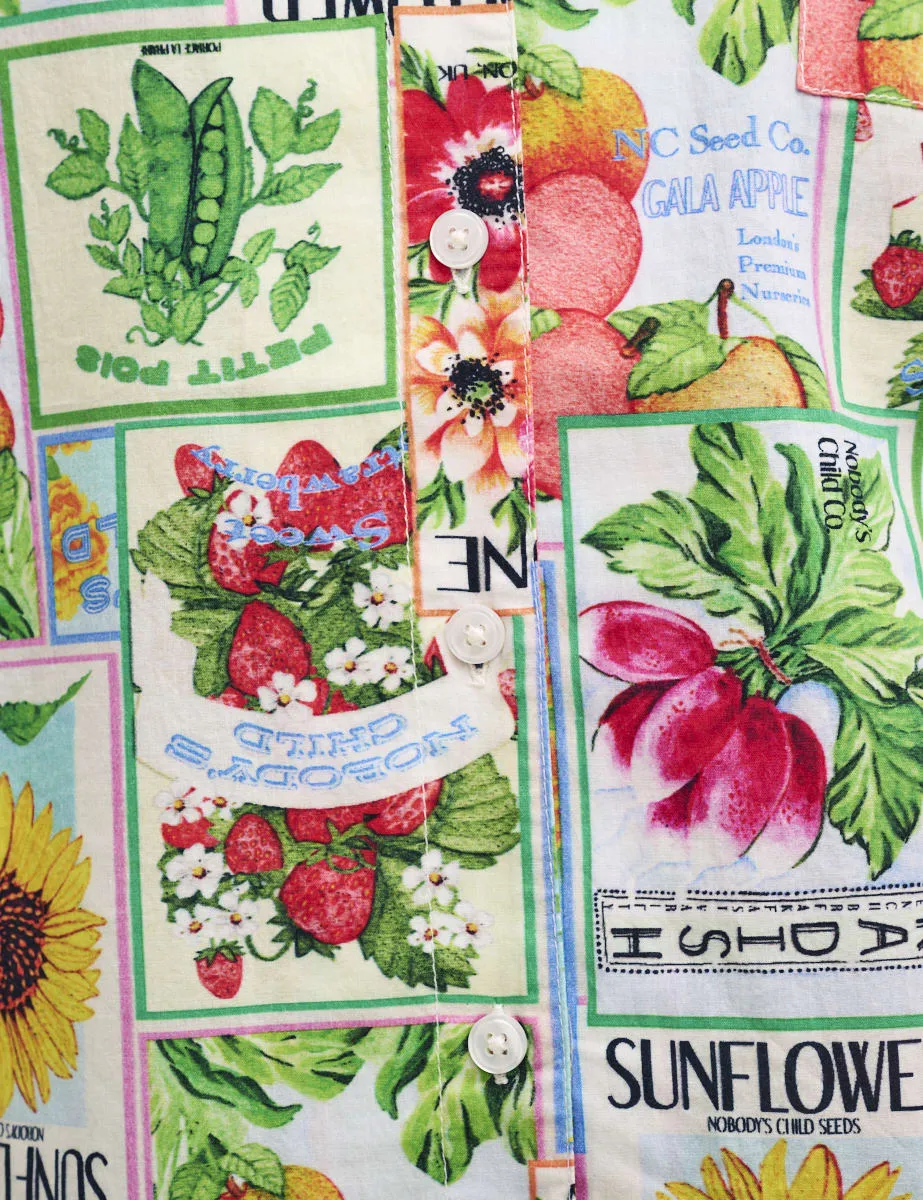 Seed Packet Print Lola Shirt sold by Nobody's Child product image thumbnail 3