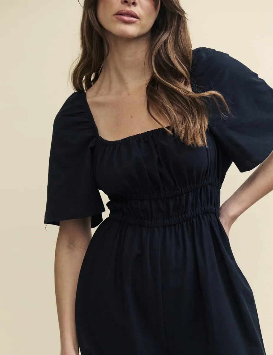 Black Harley Square Neck Jumpsuit sold by Nobody's Child product image thumbnail 4