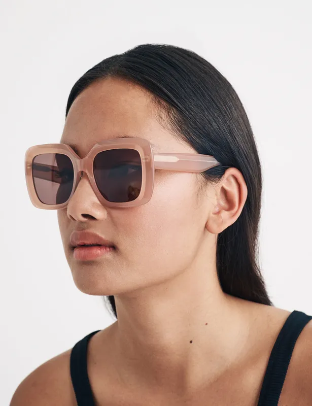 Pink Square Maia Sunglasses sold by Nobody's Child