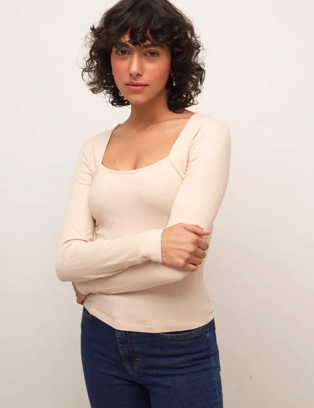 Square Neck Top sold by Nobody's Child