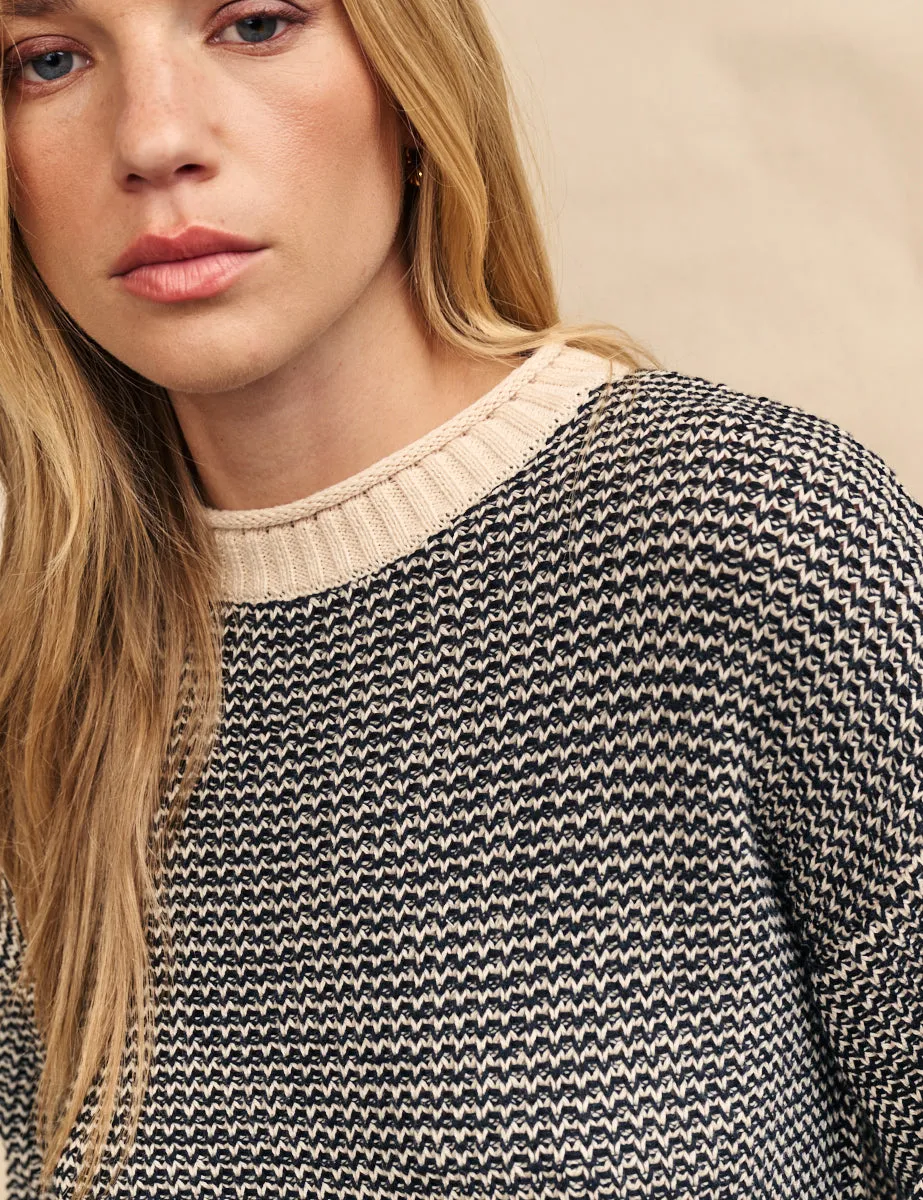 Textured Drop Shoulder Knitted Jumper sold by Nobody's Child product image thumbnail 2