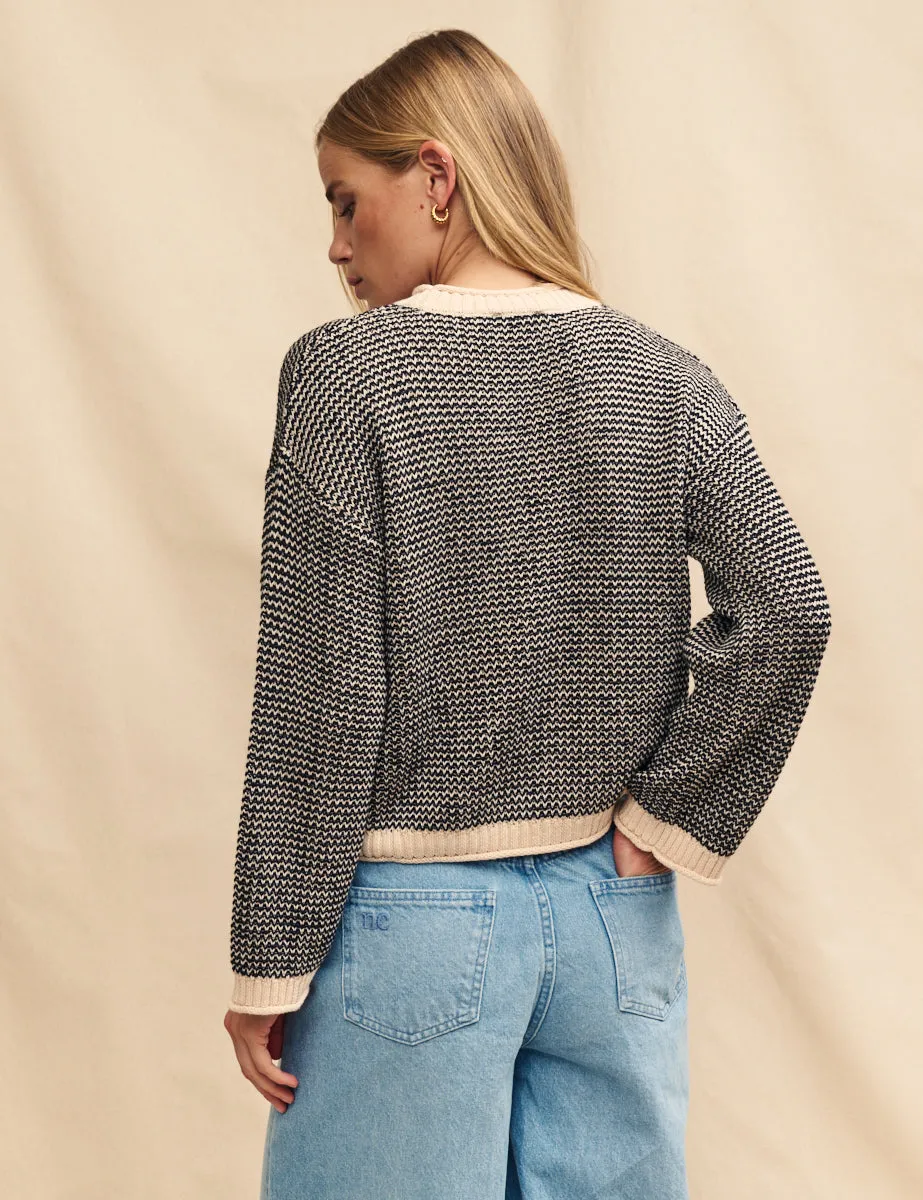 Textured Drop Shoulder Knitted Jumper sold by Nobody's Child product image thumbnail 4