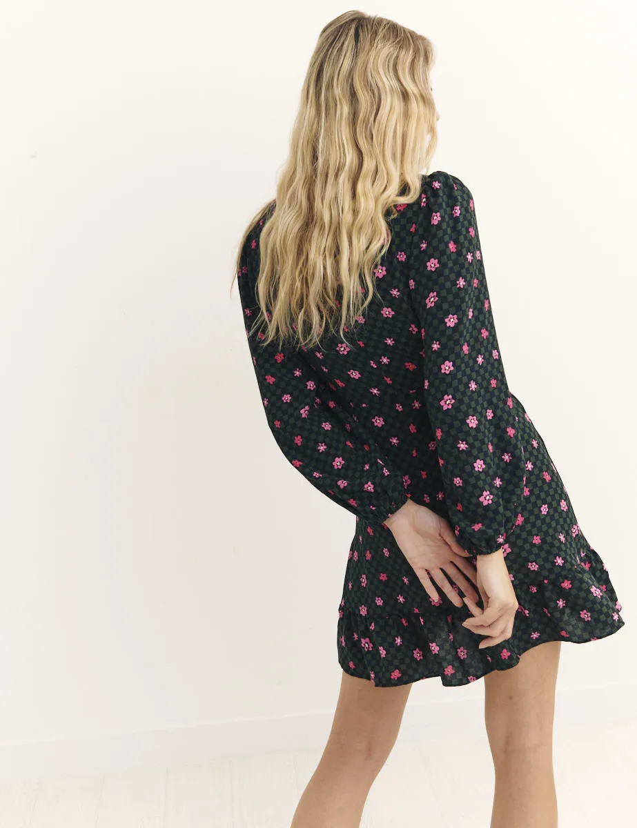Serena Long Sleeve Mini Dress sold by Nobody's Child product image thumbnail 3