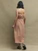 Brown Gingham Check Zainub Pinafore Midi Dress sold by Nobody's Child