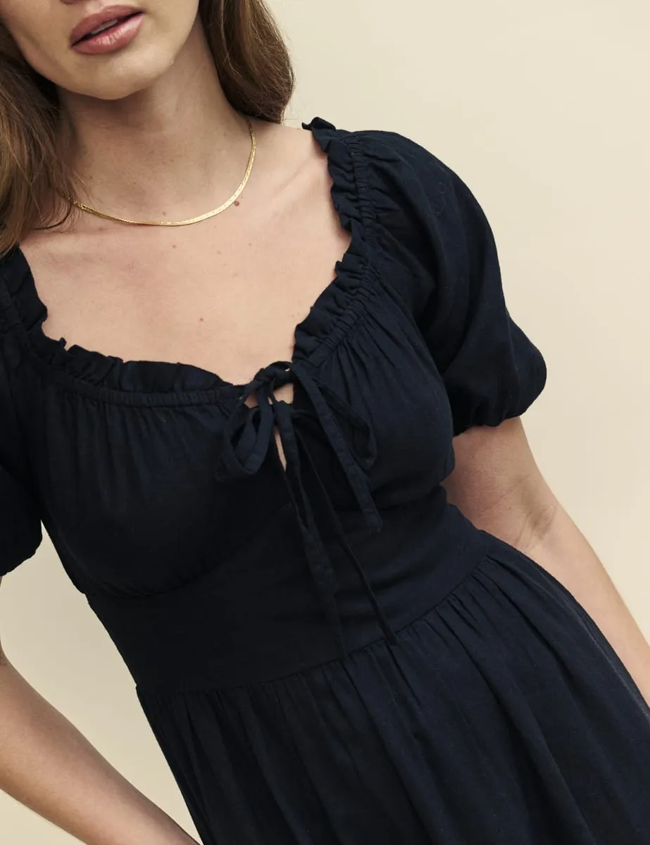 Black Bardot Genevieve Midi Dress sold by Nobody's Child product image thumbnail 3
