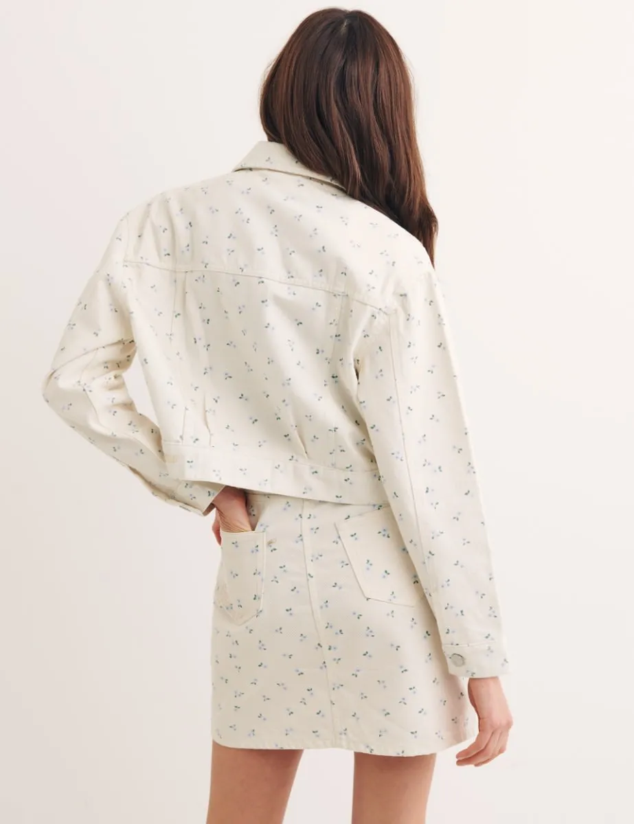 Cropped Printed Jacket sold by Nobody's Child product image thumbnail 3